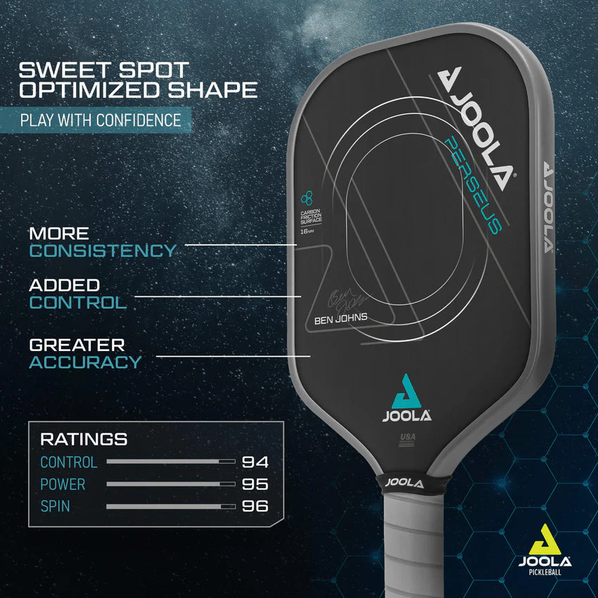 JOOLA BEN JOHNS HYPERION C2 CFS 16MM PICKLEBALL PADDLE
