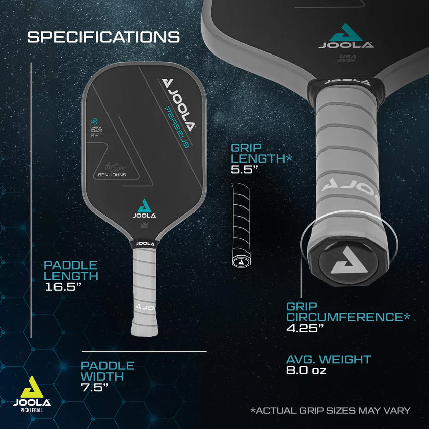 JOOLA BEN JOHNS HYPERION C2 CFS 16MM PICKLEBALL PADDLE