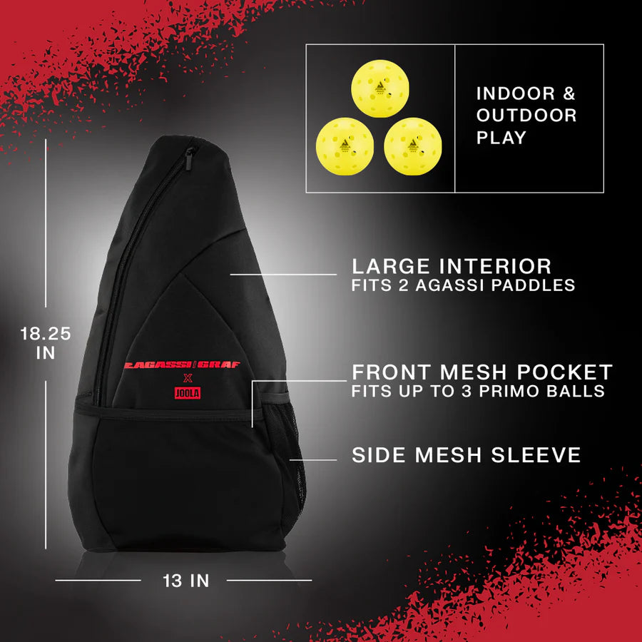 JOOLA AGASSI/GRAF CHAMPION PICKLEBALL PADDLE SET