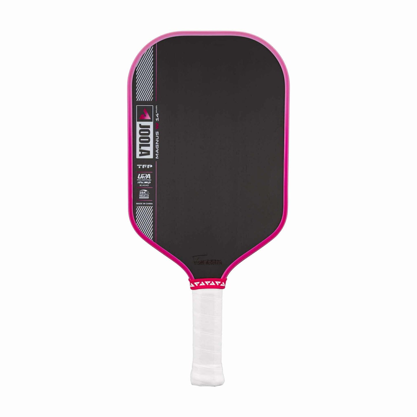 JOOLA TYSON MCGUFFIN MAGNUS PRO IV 14MM PICKLEBALL PADDLE - GUAVA RUSH