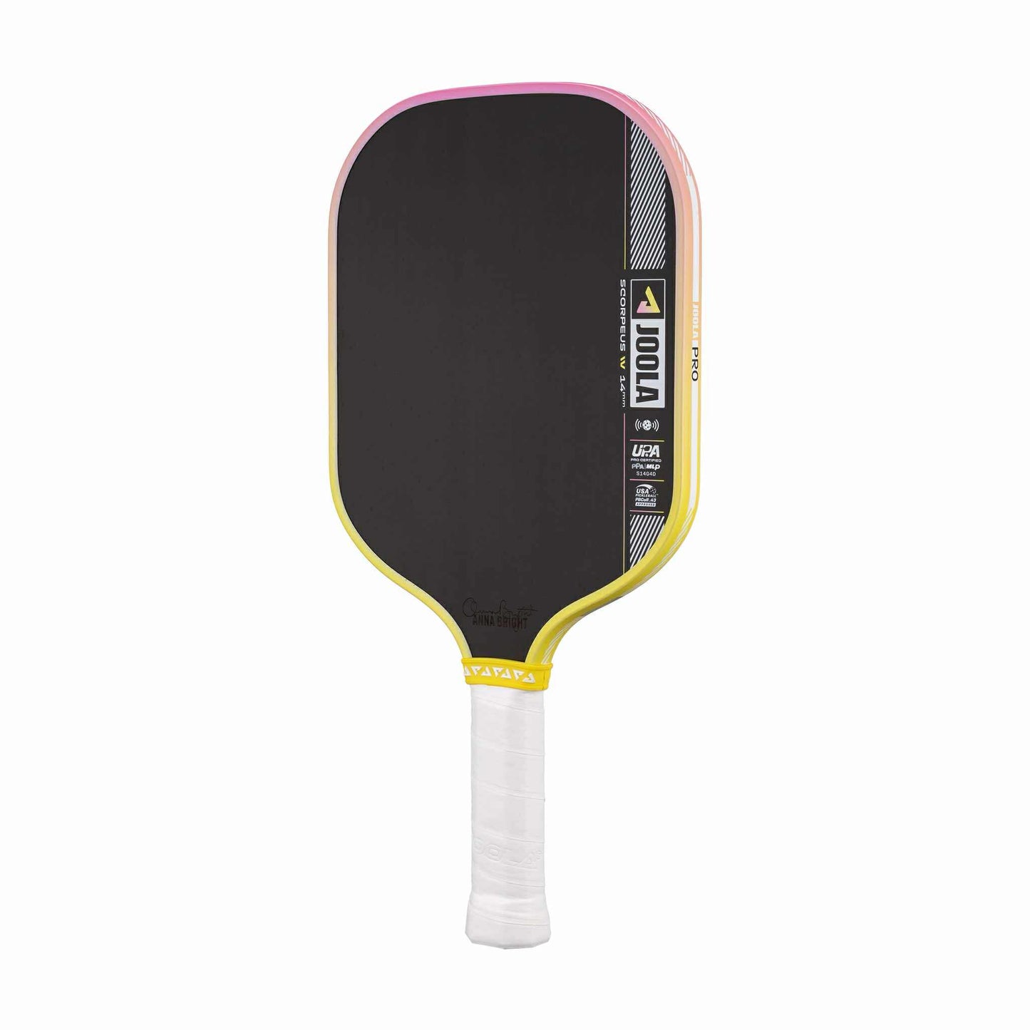 JOOLA ANNA BRIGHT SCORPEUS PRO IV 14MM PICKLEBALL PADDLE - GUAVA RUSH