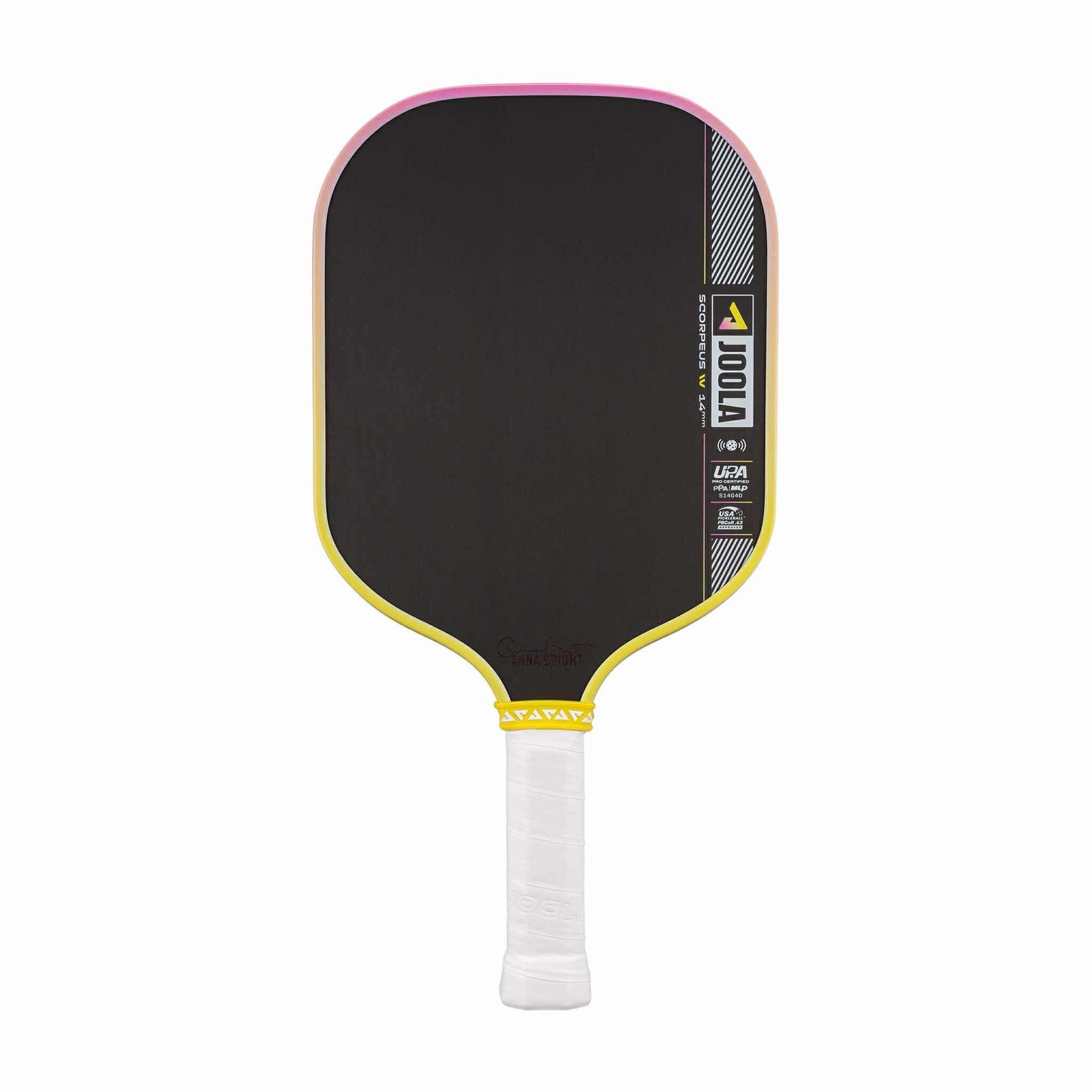 JOOLA ANNA BRIGHT SCORPEUS PRO IV 14MM PICKLEBALL PADDLE - GUAVA RUSH