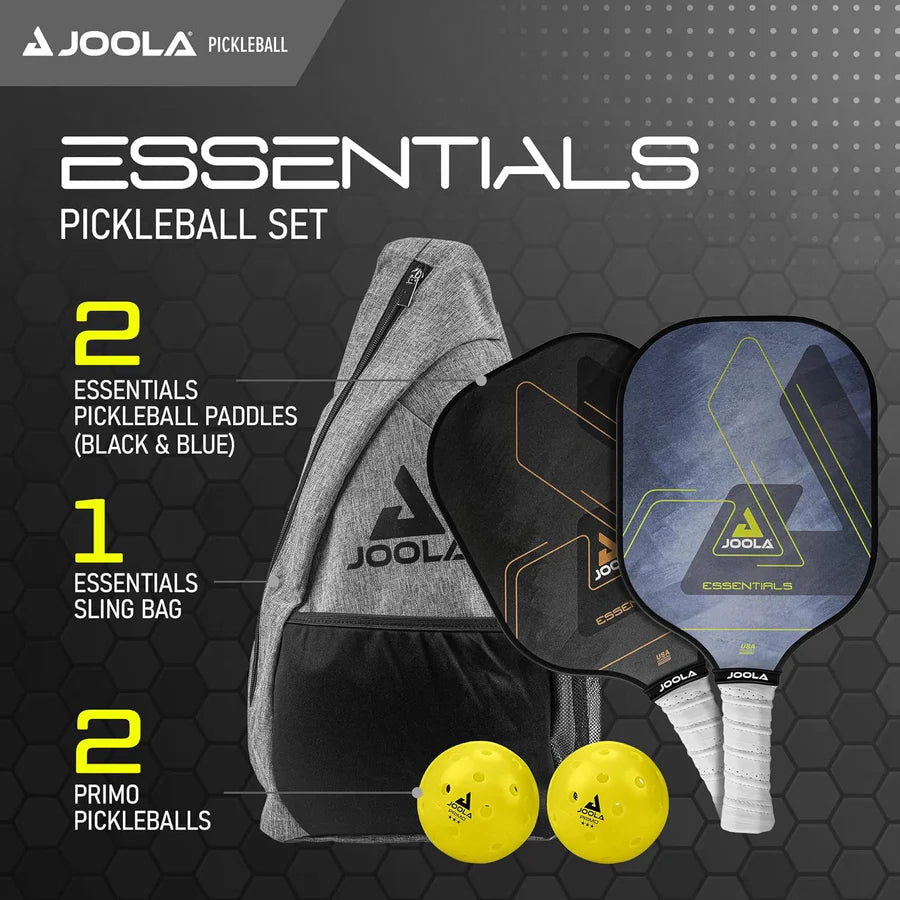 JOOLA Essentials Pickleball Paddles & Balls Set