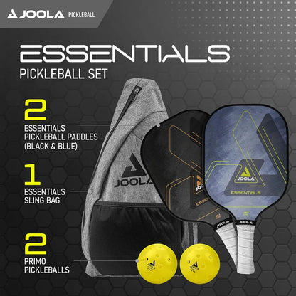 JOOLA Essentials Pickleball Paddles & Balls Set