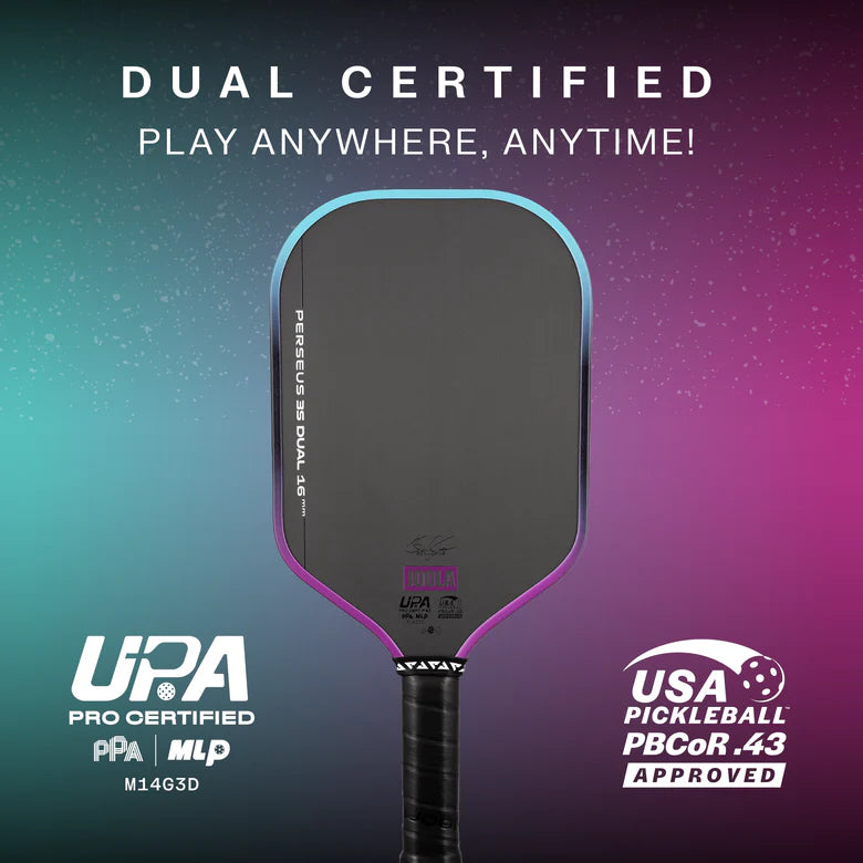 JOOLA Perseus 3S Dual 16mm Pickleball Paddle