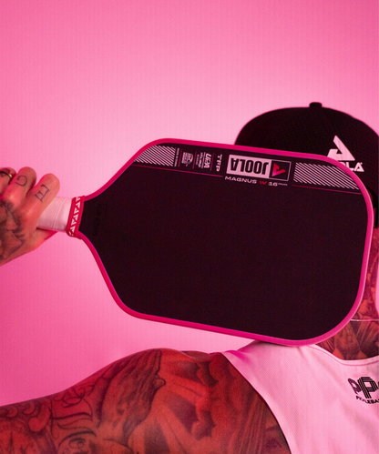 JOOLA TYSON MCGUFFIN MAGNUS PRO IV 14MM PICKLEBALL PADDLE - GUAVA RUSH