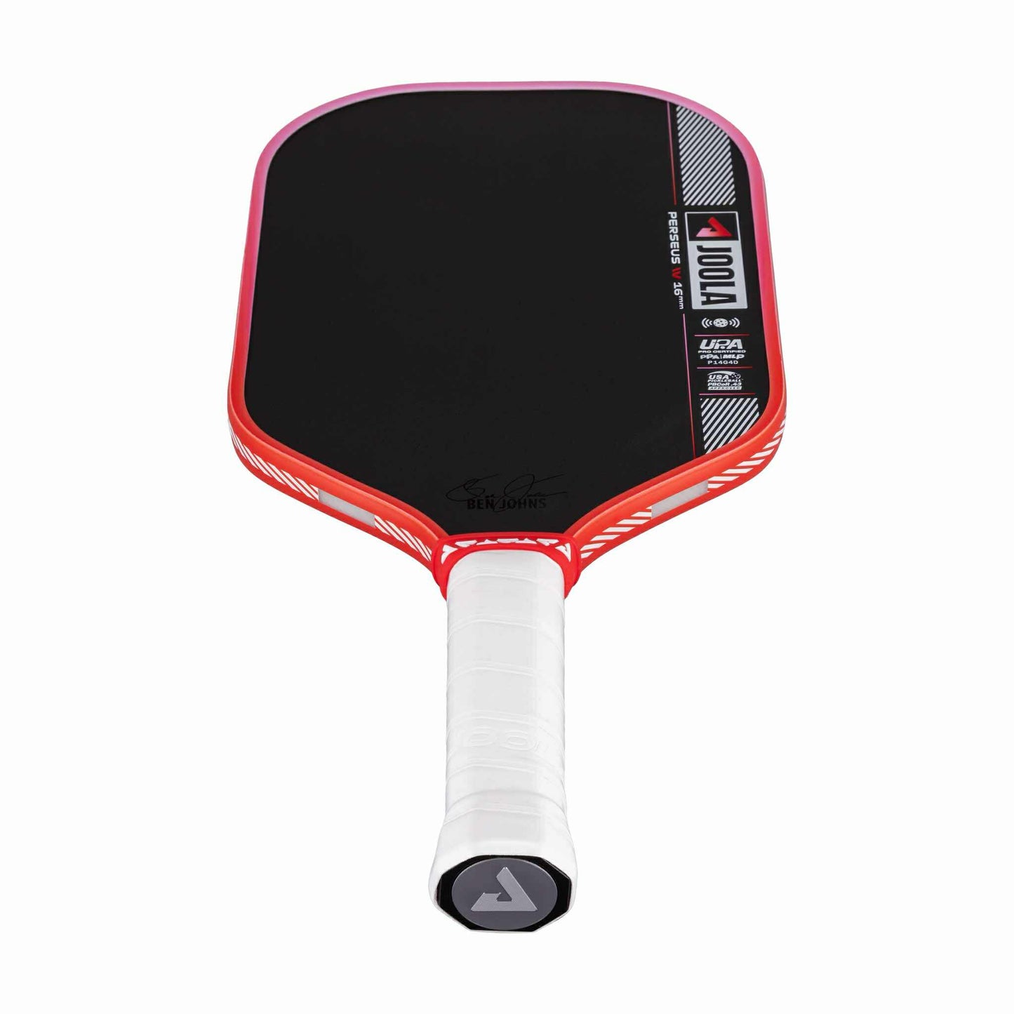 JOOLA BEN JOHNS PERSEUS PRO IV 16MM PICKLEBALL PADDLE - GUAVA RUSH