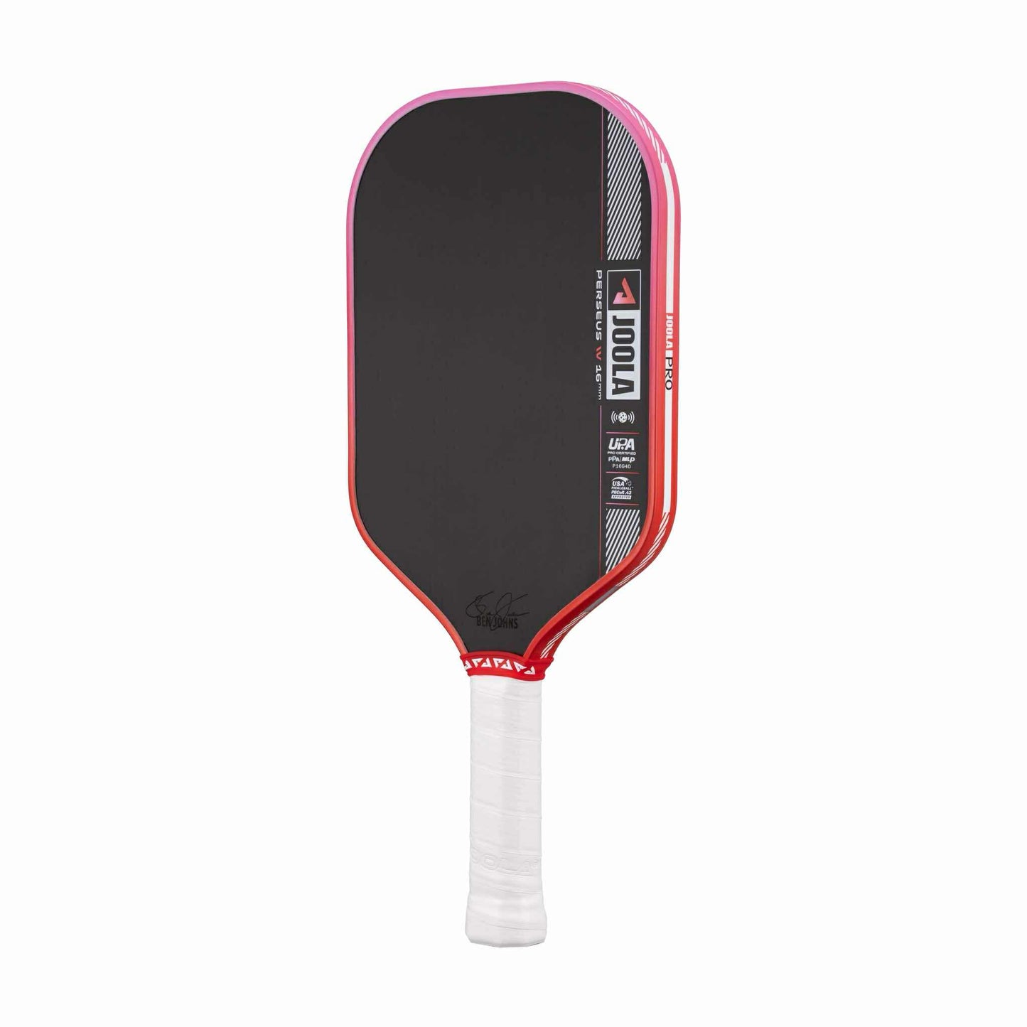 JOOLA BEN JOHNS PERSEUS PRO IV 16MM PICKLEBALL PADDLE - GUAVA RUSH